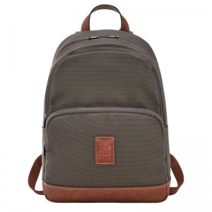 Men Longchamp Boxford Backpack Brown | Thailand-267JKBTPF