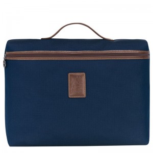 Men Longchamp Boxford S Briefcase Blue | Thailand-270NKYDEM