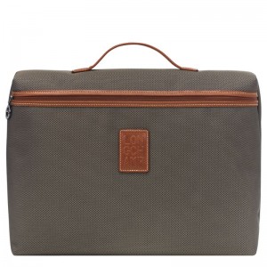 Men Longchamp Boxford S Briefcase Brown | Thailand-782ZSLDHY