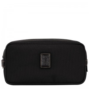 Men Longchamp Boxford Toiletry Bags Black | Thailand-721DJUVXY