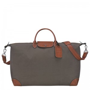 Men Longchamp Boxford Xl Travel Bag Brown | Thailand-659CKHYXQ