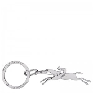 Men Longchamp Cavalier Key Rings Silver | Thailand-053ZLWVPE