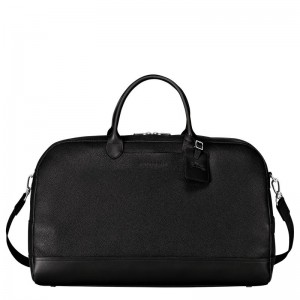 Men Longchamp Le Foulonné L Travel Bag Black | Thailand-231RGTYFW