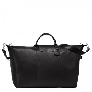 Men Longchamp Le Foulonné L Travel Bag Black | Thailand-056XFWCKS