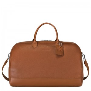 Men Longchamp Le Foulonné L Travel Bag Brown | Thailand-624TUOHMK