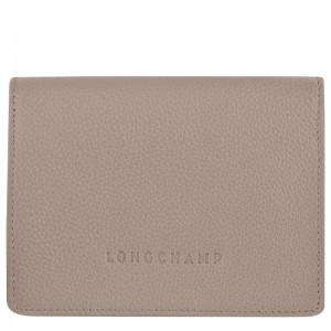 Men Longchamp Le Foulonné Wallet Beige | Thailand-108VBCYJP