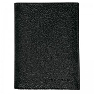Men Longchamp Le Foulonné Wallet Black | Thailand-319DYBWSR
