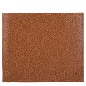 Men Longchamp Le Foulonné Wallet Brown | Thailand-925KJTOBG