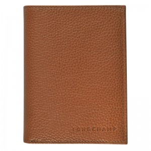 Men Longchamp Le Foulonné Wallet Brown | Thailand-743EVZQTC