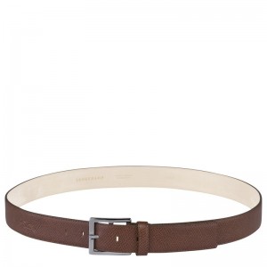 Men Longchamp Le Pliage Belt Brown | Thailand-894HYOTLJ