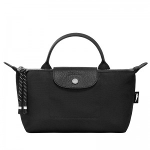 Men Longchamp Le Pliage Energy Pouch Black | Thailand-583GKOUQX