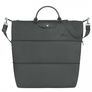 Men Longchamp Le Pliage Green Expandable Travel Bag Dark Grey | Thailand-206HDRTNM