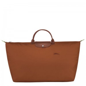 Men Longchamp Le Pliage Green Xl Travel Bag Brown | Thailand-462VPSAID
