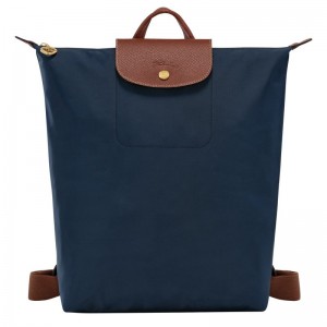 Men Longchamp Le Pliage Original M Backpack Navy | Thailand-071XNGRVT