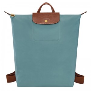 Men Longchamp Le Pliage Original M Backpack Blue | Thailand-394XNCDSM