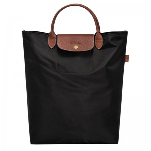 Men Longchamp Le Pliage Original M Tote Bag Black | Thailand-720DQMPRV
