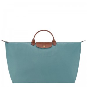 Men Longchamp Le Pliage Original Xl Travel Bag Blue | Thailand-548KXLJMQ