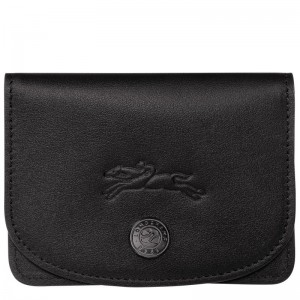 Men Longchamp Le Pliage Xtra Card Holder Black | Thailand-408XSLGFP