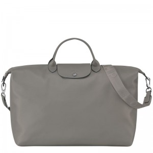 Men Longchamp Le Pliage Xtra L Travel Bag Dark Grey | Thailand-843NLDIYG