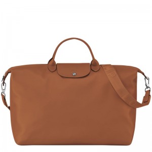 Men Longchamp Le Pliage Xtra L Travel Bag Brown | Thailand-578UFEBLG