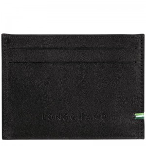 Men Longchamp Sur Seine Card Holder Black | Thailand-594OPBRCQ