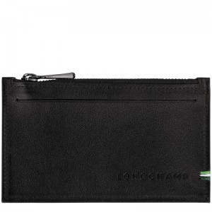 Men Longchamp Sur Seine Coin Purse Black | Thailand-618IPKRGB