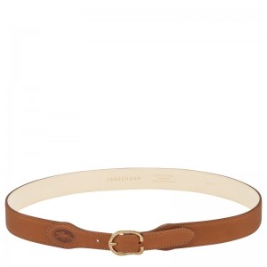 Women Longchamp 1980 Belt Brown | Thailand-857DJNPRE