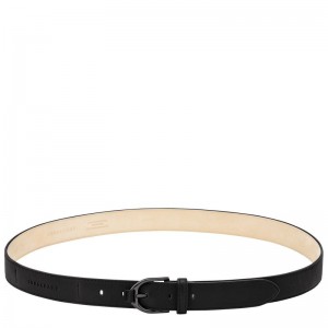 Women Longchamp 3D Belt Black | Thailand-149BMDQCW