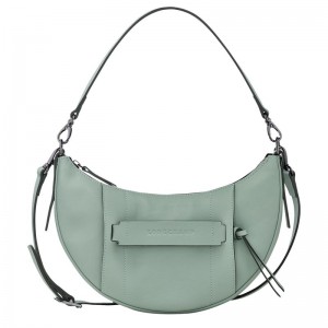 Women Longchamp 3D S Crossbody Bag Blue Green | Thailand-941REPZWK