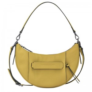 Women Longchamp 3D S Crossbody Bag Yellow | Thailand-471JKDZSL