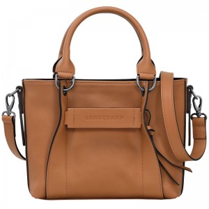 Women Longchamp 3D S Handbag Beige | Thailand-958WFBUNS