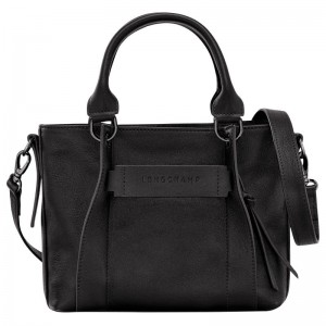 Women Longchamp 3D S Handbag Black | Thailand-928CKOYTJ