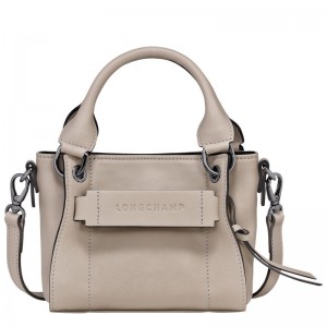 Women Longchamp 3D Xs Handbag Beige | Thailand-815BIFJMG