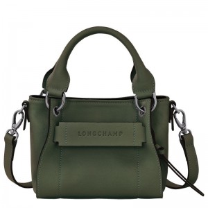 Women Longchamp 3D Xs Handbag Khaki | Thailand-205HWGTPV