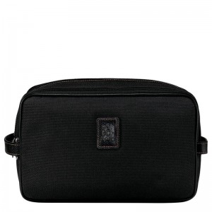 Women Longchamp Boxford Toiletry Bags Black | Thailand-201TPBWDZ