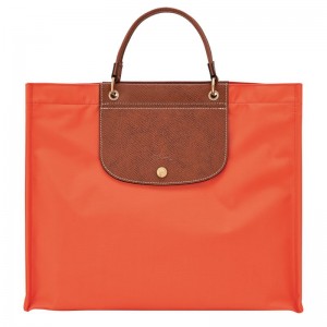 Women Longchamp Cabas L Tote Bag Orange | Thailand-586JEHIGY