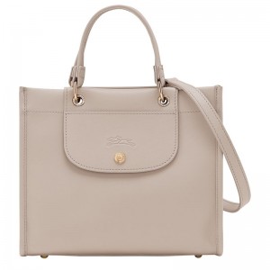 Women Longchamp Cabas S Handbag Beige | Thailand-938PMFCOG