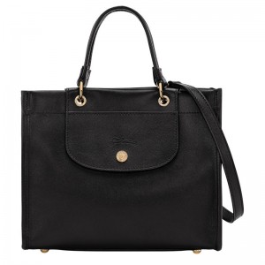 Women Longchamp Cabas S Handbag Black | Thailand-749BIJEZW