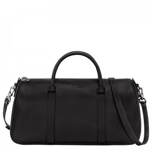 Women Longchamp Daylong L Handbag Black | Thailand-354WCYITU