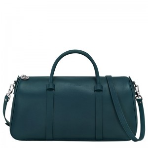 Women Longchamp Daylong L Handbag Blue | Thailand-160NIOXKW