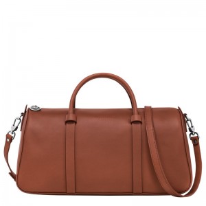 Women Longchamp Daylong L Handbag Brown | Thailand-532YGWQFB