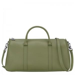 Women Longchamp Daylong L Handbag Green | Thailand-391KIOEDG