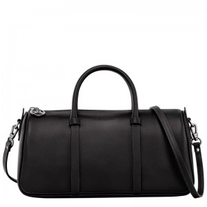 Women Longchamp Daylong M Handbag Black | Thailand-679WZTMFX
