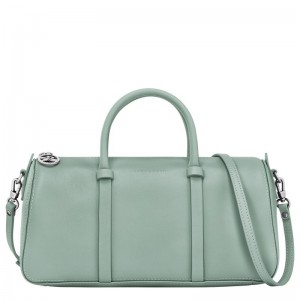 Women Longchamp Daylong M Handbag Blue Green | Thailand-562GVBJCH