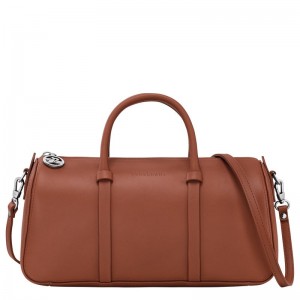 Women Longchamp Daylong M Handbag Brown | Thailand-286FAYUDH