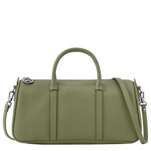 Women Longchamp Daylong M Handbag Green | Thailand-943TIZFSL