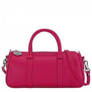 Women Longchamp Daylong S Handbag Dark Pink | Thailand-875TRAFHK