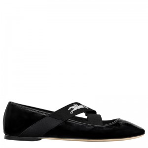 Women Longchamp Energy Ballerinas Black | Thailand-238AYBKFI