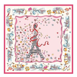 Women Longchamp Equestrian Tower 50 Scarf Multicolor | Thailand-614BLAUXW