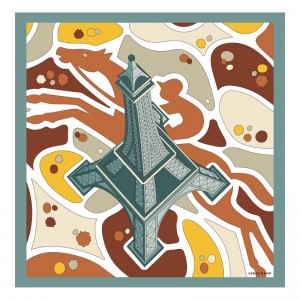Women Longchamp Equestrian Tower 70 Scarf Multicolor | Thailand-597DYIERX